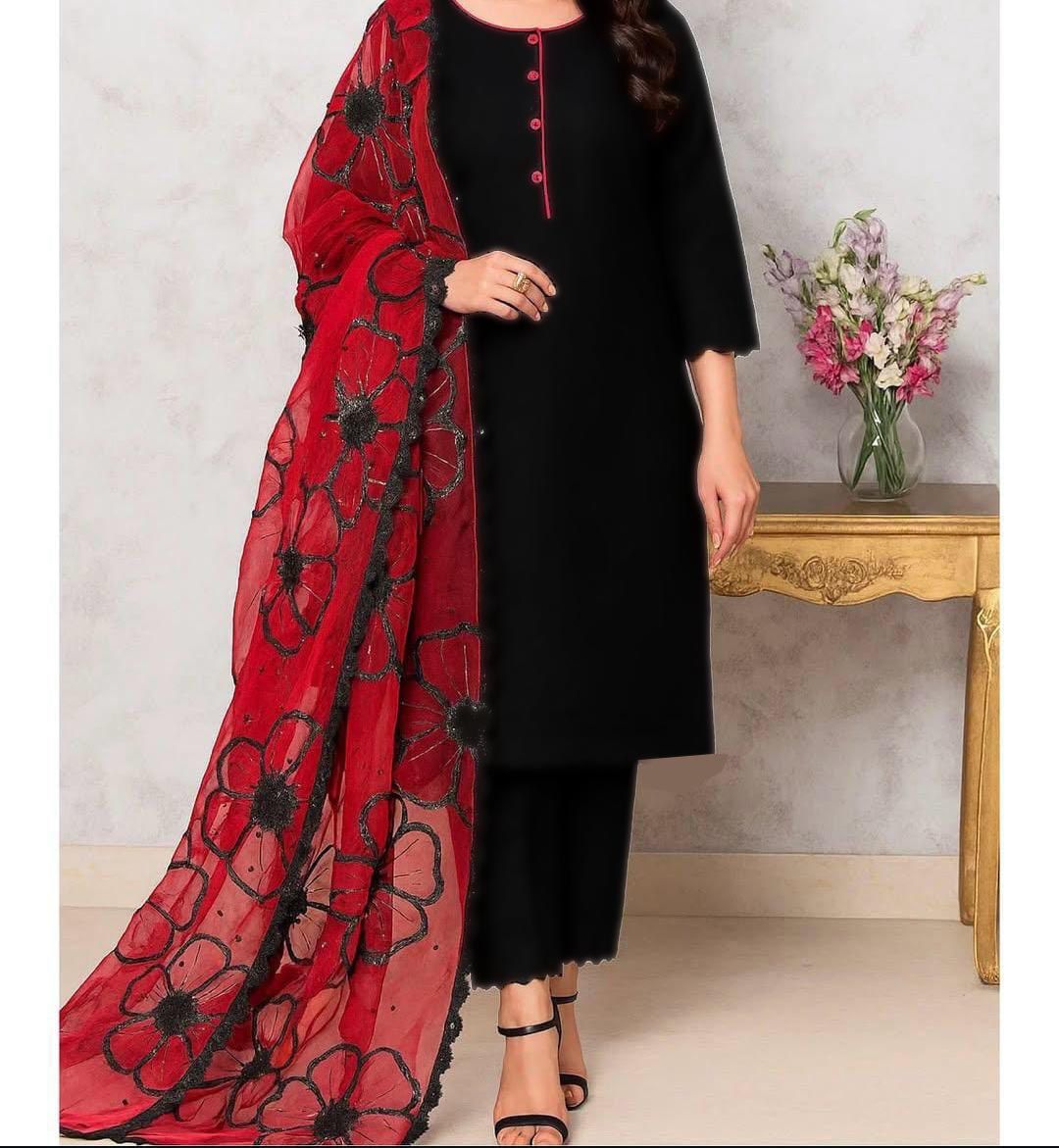 Hit Fancy New katan silk Best Collection With best Dupatta*